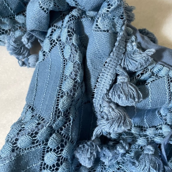 Revolve Tularosa Addie Tassle Off the Shoulder Crop Top - Picture 2 of 3